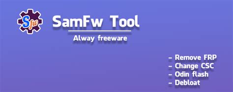 SamFw FRP Tool 4.9 – One Click FRP (Latest version).